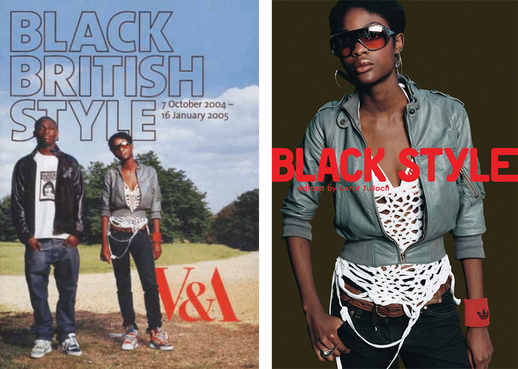 poster and book cover - black british style