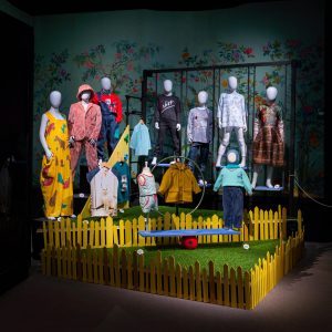 mannequins dressed in contemporary children's clothing
