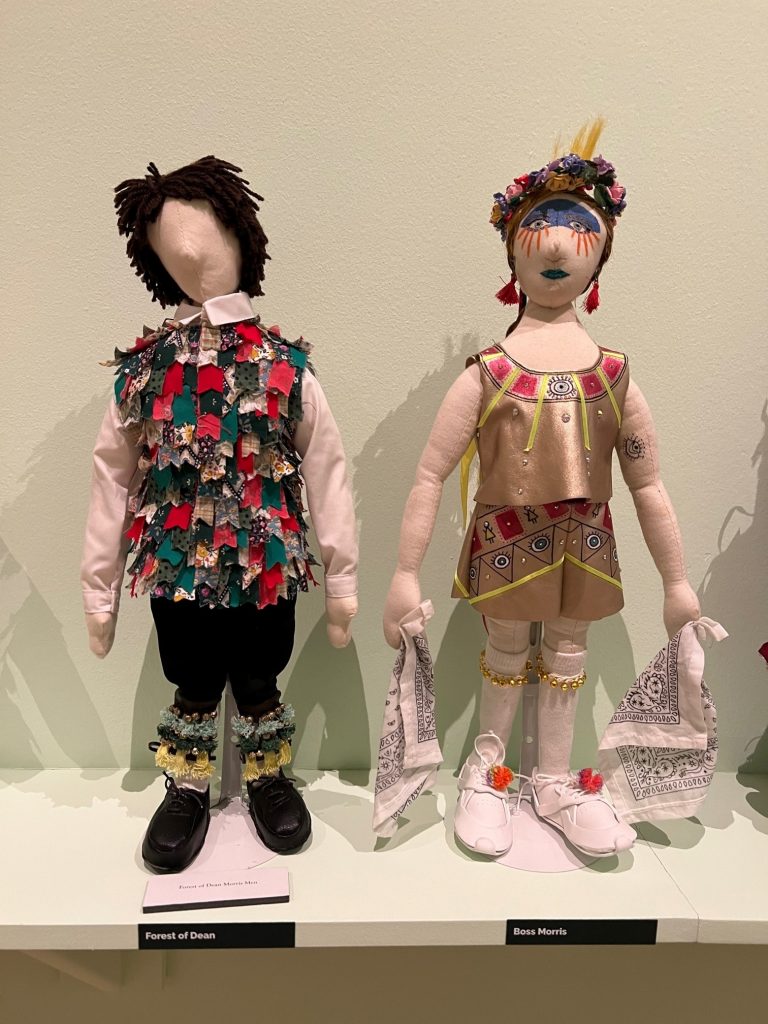 Morris dolls recreate the costumes of morris sides across Britain