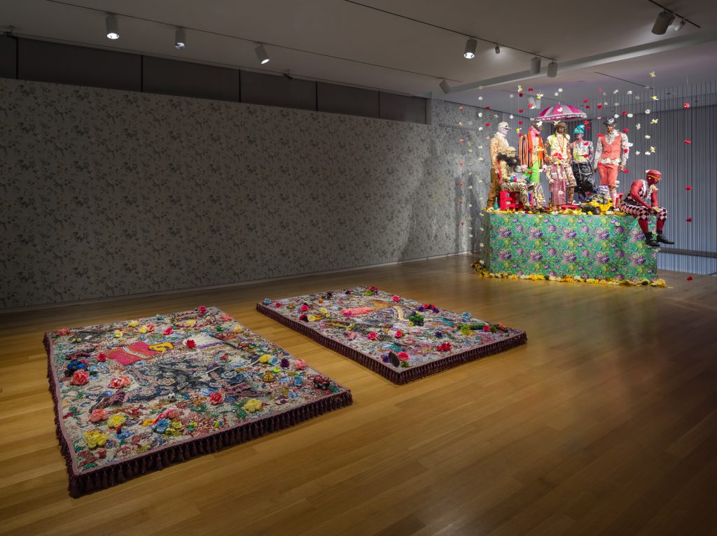 Installation View of Ebony G. Patterson: Dead Treez at the Museum of Arts and Design