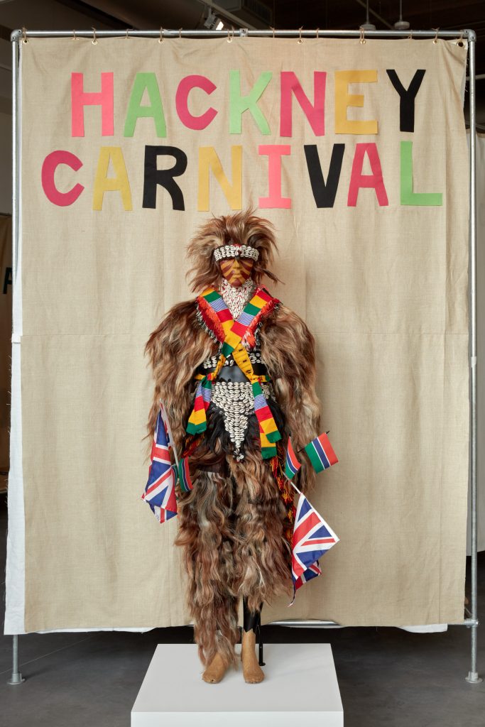 Lion suit on display - Hackney Carnival
